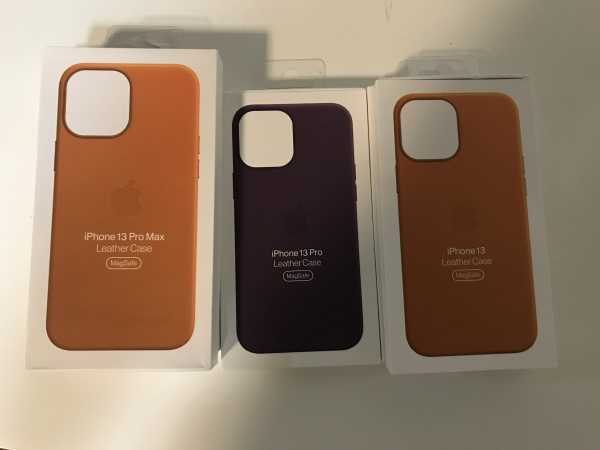 Чехол кожаный Apple MagSafe для iPhone 13 Pro Max