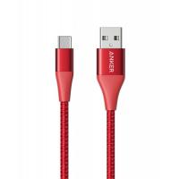 Кабель Anker PowerLine+ II USB-A->USB-C 0,9м A8462 (A8462H91)Red/красный