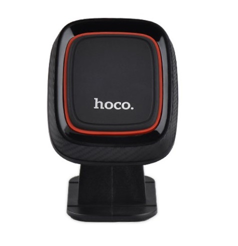 Автомобильный держатель Hoco CA24 Magnetic Automotive Center Adsorbed Holder (Черный)