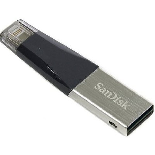 Флешка USB SANDISK iXpand Mini 128Гб, USB3.0