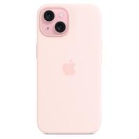 Чехол Silicone Case MagSafe Iphone 15 Розовый