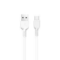 Кабель HOCO X20 Flash Charging Cable USB - Type-C 3A, 1m (White)