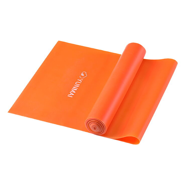 Эластичная лента для йоги и пилатеса YUNMAI 0.35 мм (YMTB-T301) оранжевый
