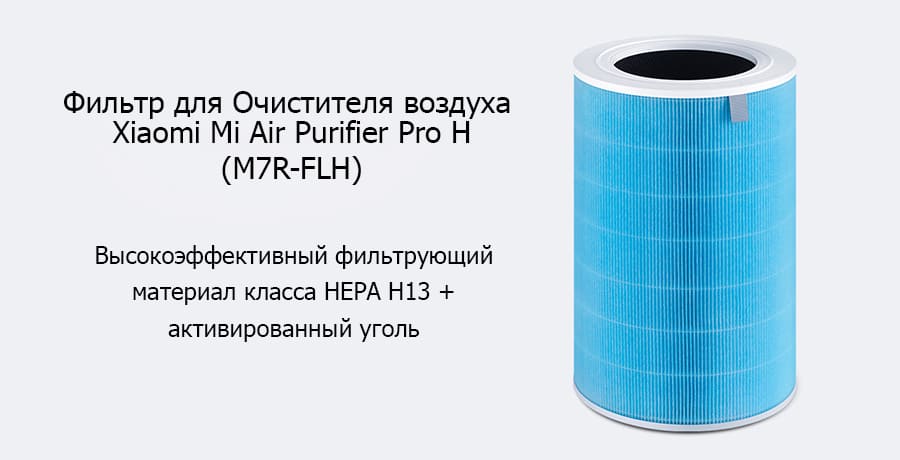 11 Фильтр для очистителя воздуха Mi Air Purifier Pro H Filter (M7R-FLH-GL) Blue.jpg