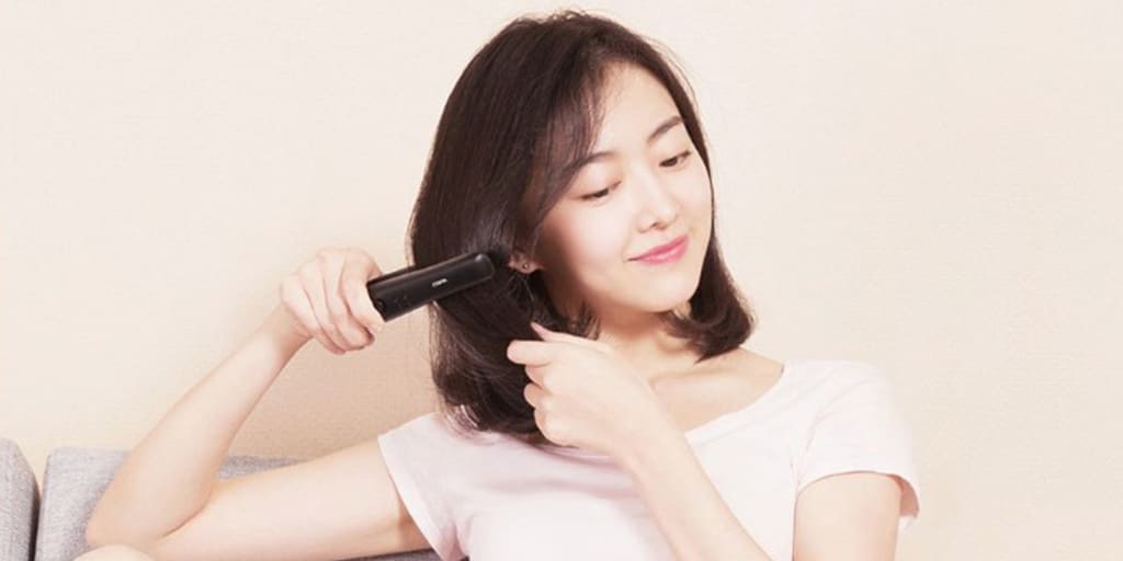 11 Выпрямитель для волос Xiaomi Yueli Hot Steam Straightener (HS-521) Pink.jpg