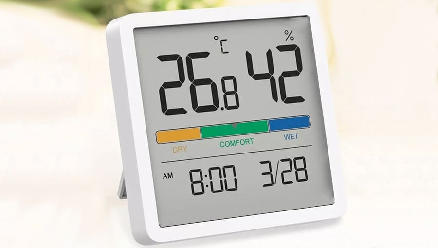 12 Метеостанция Xiaomi BEHEART Temperature and Humidity Clock Display W200 White.jpg