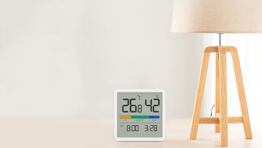 13 Метеостанция Xiaomi BEHEART Temperature and Humidity Clock Display W200 White.jpg