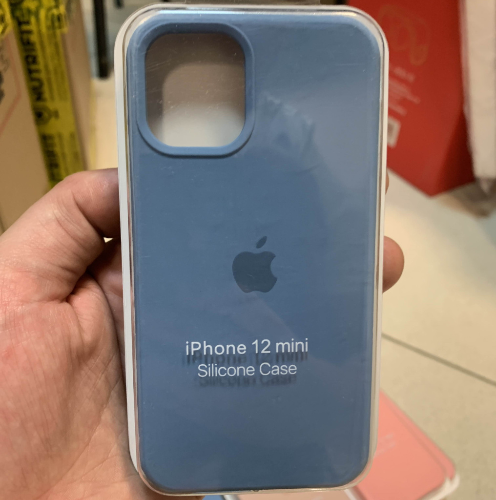 11 Накладка Silicone Case для iPhone 12 mini Dark blue.jpg