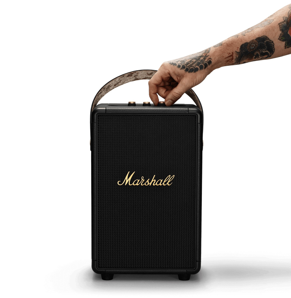 12 Портативная акустика Marshall TUFTON 80Вт Portable Speaker Black and Brass.jpg