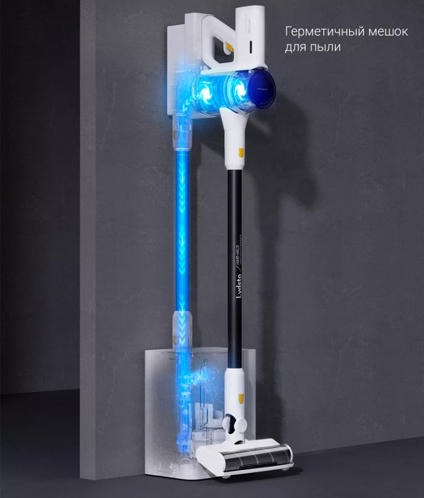 13 Пылесос вертикальный Lydsto Handheld Vacuum Cleaner H4 (YM-H4-W03) White.jpg