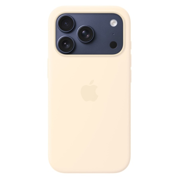 Чехол Silicone Case MagSafe совместим с ремешком через плечо 17 Pro Light Pink