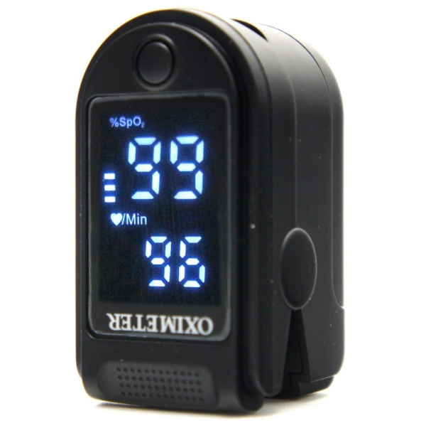 Цифровой пульсоксиметр Fingertip Pulse Oximeter YAD-004 черный