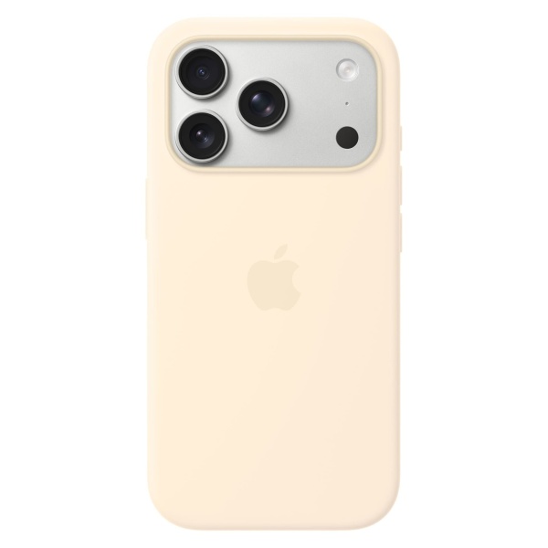 Чехол Silicone Case MagSafe совместим с ремешком через плечо 17 Pro Light Pink