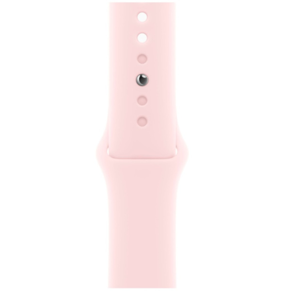 Apple Watch Series 9, 41 мм, корпус из алюминия розового цвета, спортивный ремешок нежно-розового цвета, размер M/L