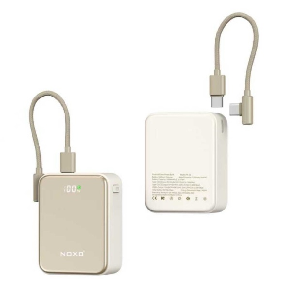 Внешний аккумулятор NOXO PN-10 10000mah 22.5w beige