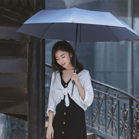 Зонт увеличенный механический Xiaomi 90 Points All Purpose Umbrella темно-серый 5052