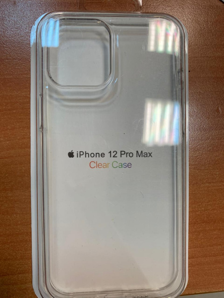 Силиконовый чехол Clear Case для iPhone 12 Pro Max (прозрачный)
