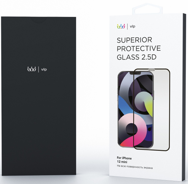 Защитное стекло VLP для iPhone 12 Pro Max 6.7'' (Black)