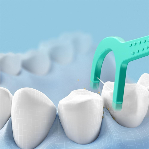 Зубная нить-зубочистка Xiaomi Dr.Bei Dental Cleaning Floss Stick (50штук)