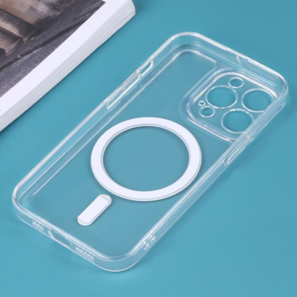 Чехол силиконовый Electroplate Magsafe для iPhone 14