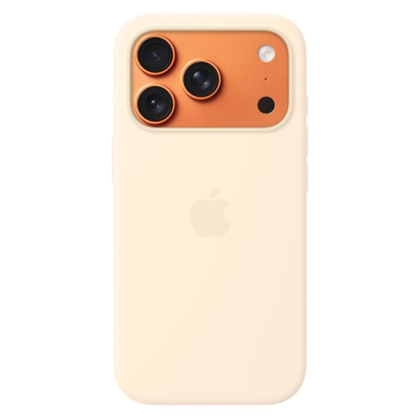 Чехол Silicone Case MagSafe совместим с ремешком через плечо 17 Pro Light Pink
