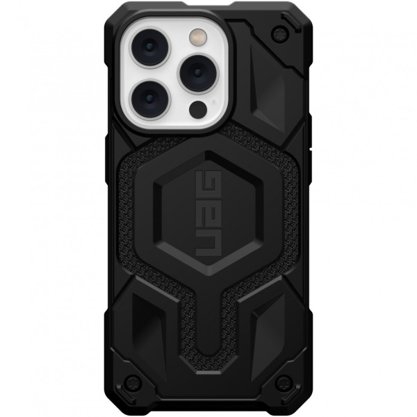 Чехол с поддержкой MAGSAFE Uag Monarch Pro для iPhone 14 Plus 6.7", цвет чёрный (Kevlar-Black)