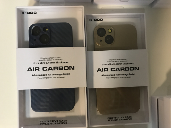 Чехол накладка карбон K-Doo Air Carbon для iPhone 13 Pro Max