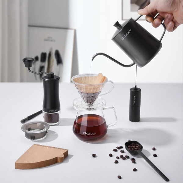 Подарочный набор для приготовления кофе Circle Joy Manual Coffee Maker Set 9 in 1 (CJ-CFS01)