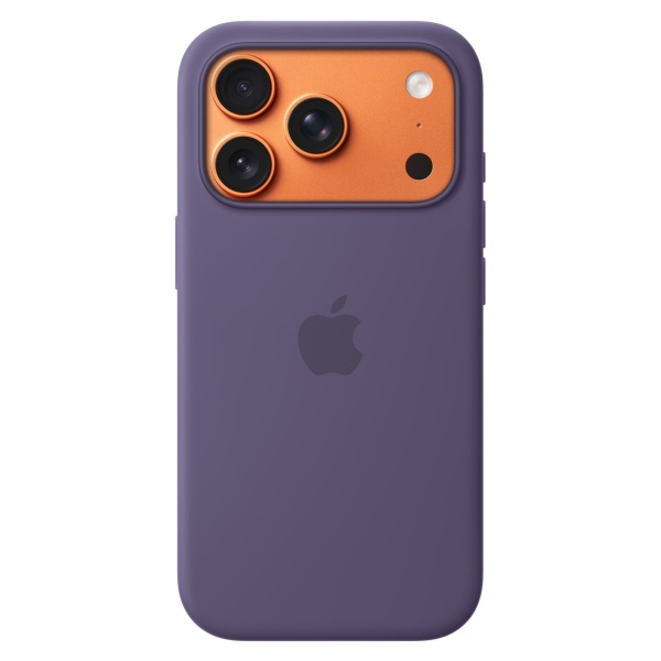 Чехол Silicone Case MagSafe совместим с ремешком через плечо 17 Pro Lavender