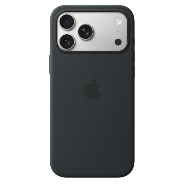 Чехол Silicone Case MagSafe совместим с ремешком через плечо 17 Pro Max Black
