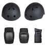 Комплект защиты + шлем (Черный) S