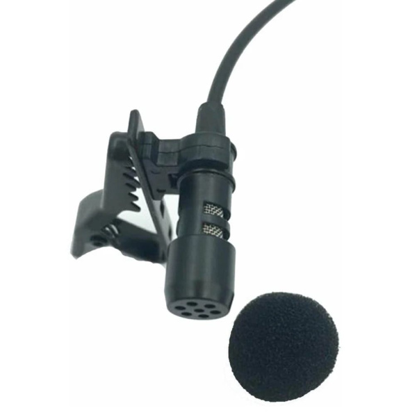 Микрофон петличный CANDC DC-C5, Jack 3.5mm+AUX, черный