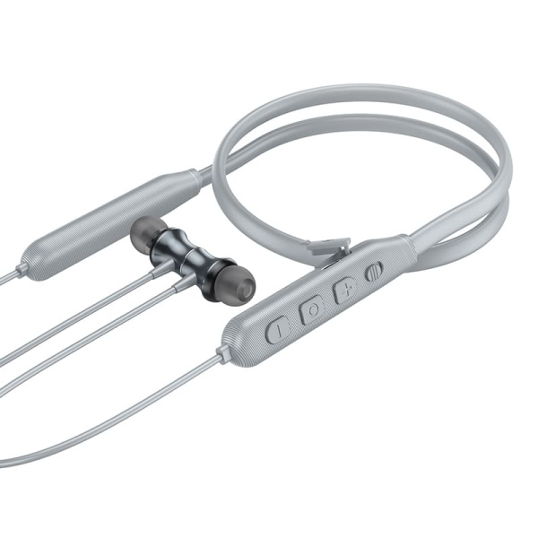 Беспроводные наушники для спорта HOCO ES64 Easy Sound, Bluetooth, 200 мАч, серый