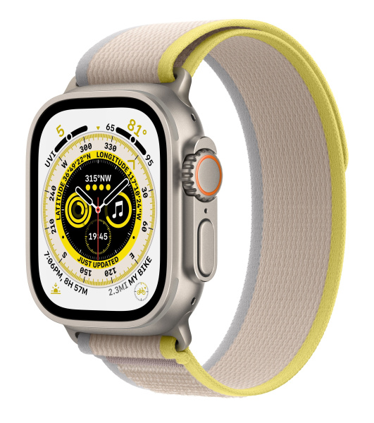 Apple Watch Series Ultra LTE 49mm Trail Loop M/L Yellow