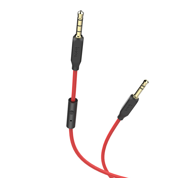 Аудио-кабель HOCO UPA12 AUX 1м Черный
