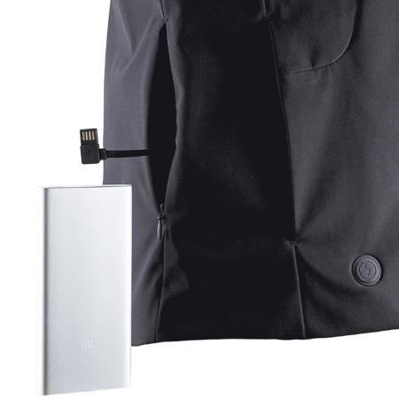 Куртка с подогревом Xiaomi Ninetygo 90Points GOFUN Black (XL)