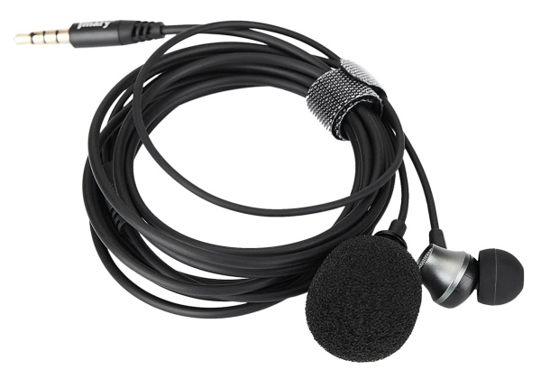 Микрофон петличный JMARY MC-R5, Jack 3.5mm, 1 м, черный