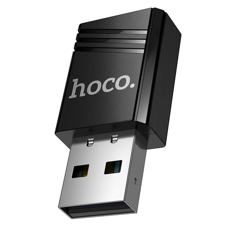 USB Wi-Fi-адаптер Hoco HI38 Mini, Wi-Fi 4, 2,4 ГГц, до 150 Мбит/с, USB 2.0, чёрный USB Wi-Fi-адаптер Hoco HI38 Mini, Wi-Fi 4, 2,4 ГГц, до 150 Мбит/с, USB 2.0, чёрный