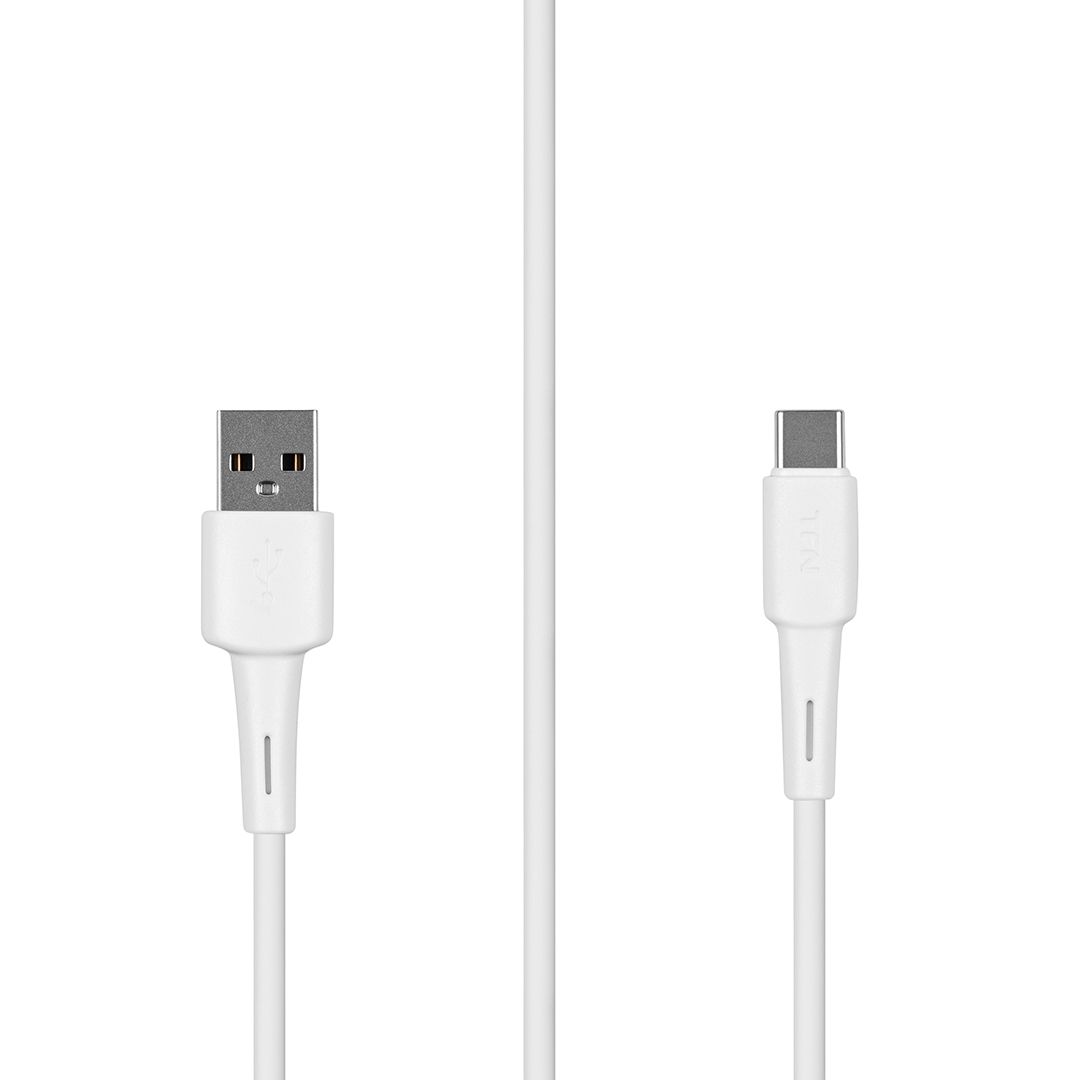 Кабель USB TYPE-C, 1.0м Цвет:белый (TFN,TFN-CUSBCUSB1MWH)