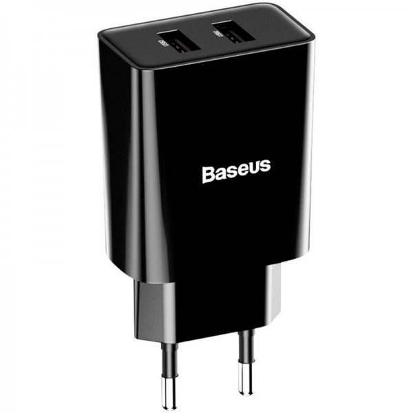 Сетевое зарядное устройство Baseus Speed Mini Dual U Travel Charger (TZCCFS-R01)