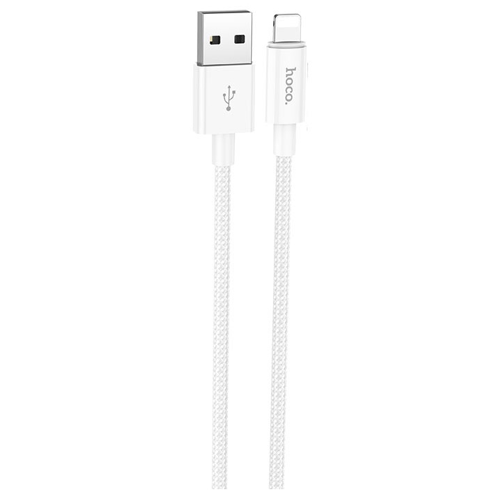 Кабель Hoco X68 USB Lightning 1м 2.4А белый