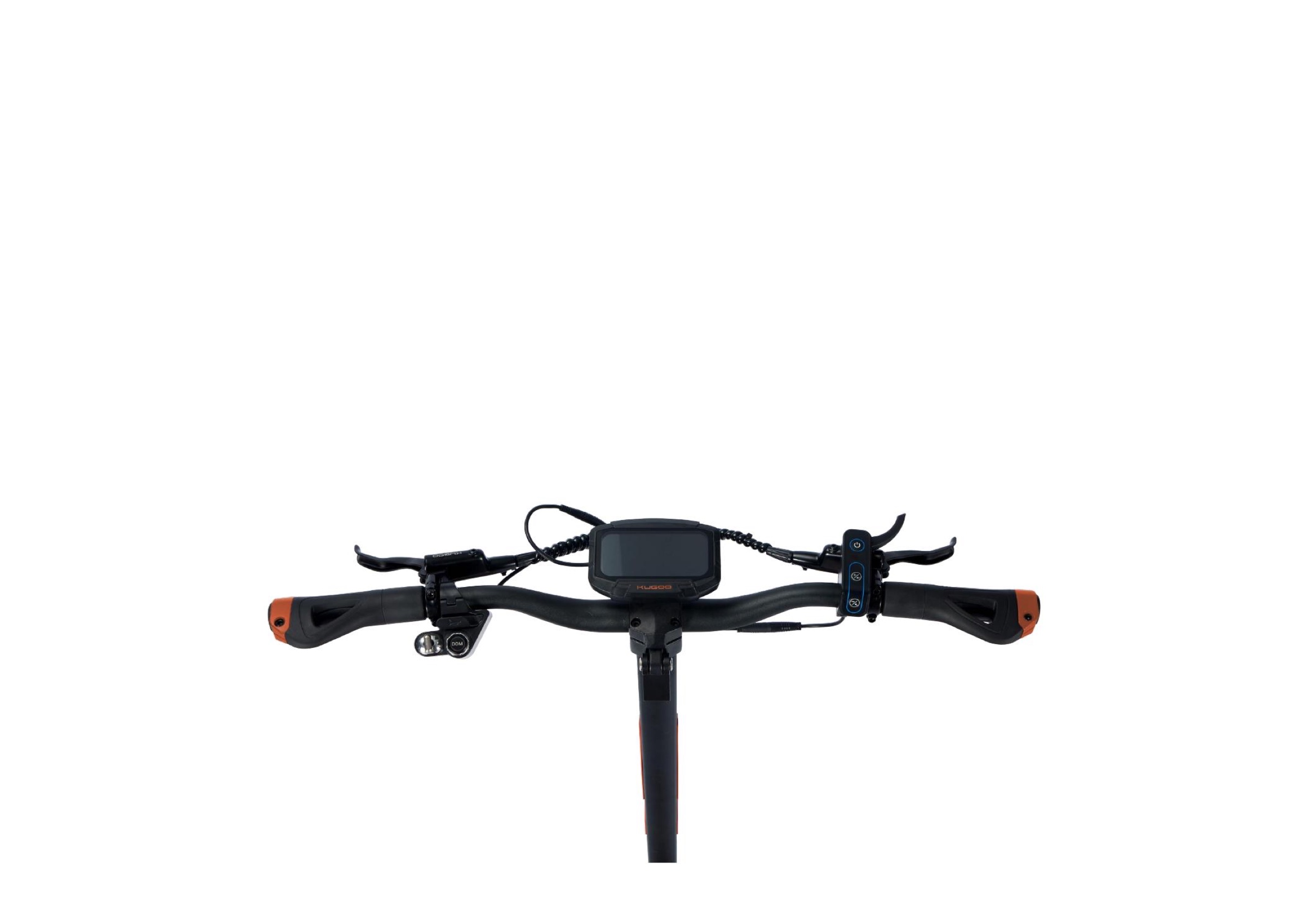 KUGOO F3 Pro Max: дисплей, тормозные рычаги и кнопки на руле