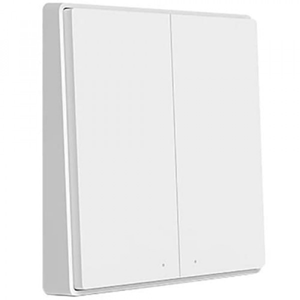 Беспроводной выключатель Aqara Wall Wireless Switch Double Key D1 (двойной, белый) (WXKG07LM)