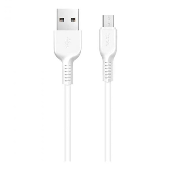 Кабель USB HOCO X20 Flash USB - MicroUSB 2А 1м (Белый)