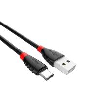 Кабель HOCO X27 Fast Charge Data Cable USB - Type-C 3A, 1.2m (Black)