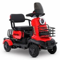 Электроскутер четырехколесный Rutrike Квадро (Красный-3264)