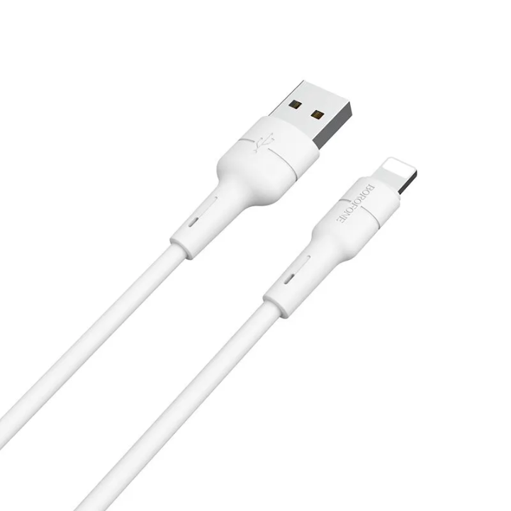 Кабель Borofone 1 м BX30 (USB - Apple Lightning) White