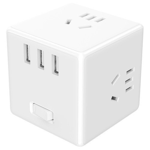 Кубик Xiaomi Mijia Rubik Power Socket Plug 3USB 2.4A Wired Vers