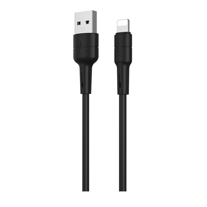 Кабель Borofone 1 м BX30 (USB - Apple Lightning) Black