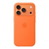 Чехол Silicone Case MagSafe совместим с ремешком через плечо 17 Pro Orange